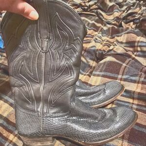 Tecovas Gunsmoke Python 10.5EE cowboy boot